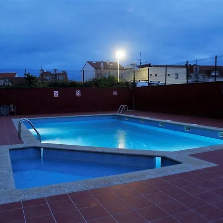 דירה Desconectaengalicia La Perla, Piscina Y Parking סנשנשו